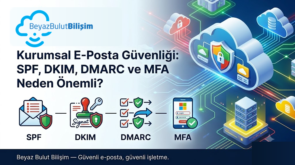 Kurumsal E-Posta Güvenliği: SPF, DKIM, DMARC ve MFA Neden Önemli?